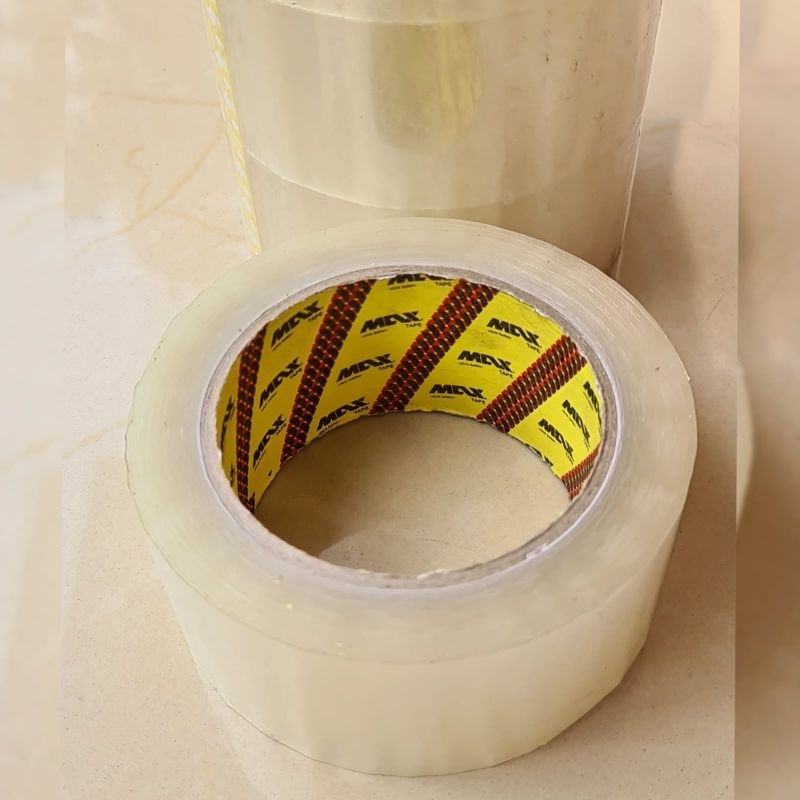 

ISOLASI LAKBAN SELOTIP MAX ukuran ASLI 48mm x 100 yard,TEBAL