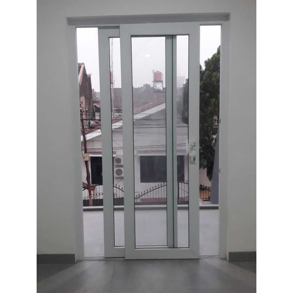 PINTU UPVC SLIDING / GESER 2 DAUN PINTU UTAMA