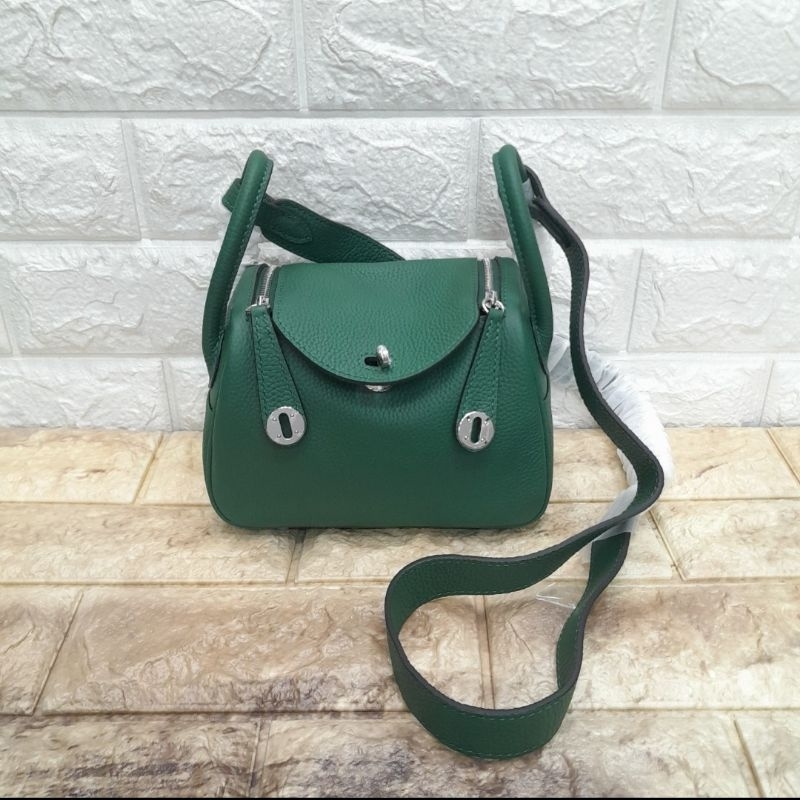 TAS H LINDY MINI GREEN / BLACK