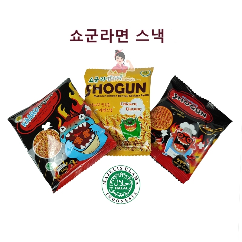 

Shogun Kaaro Korea Snack Jjampong Mie Kremes Halal SATUAN