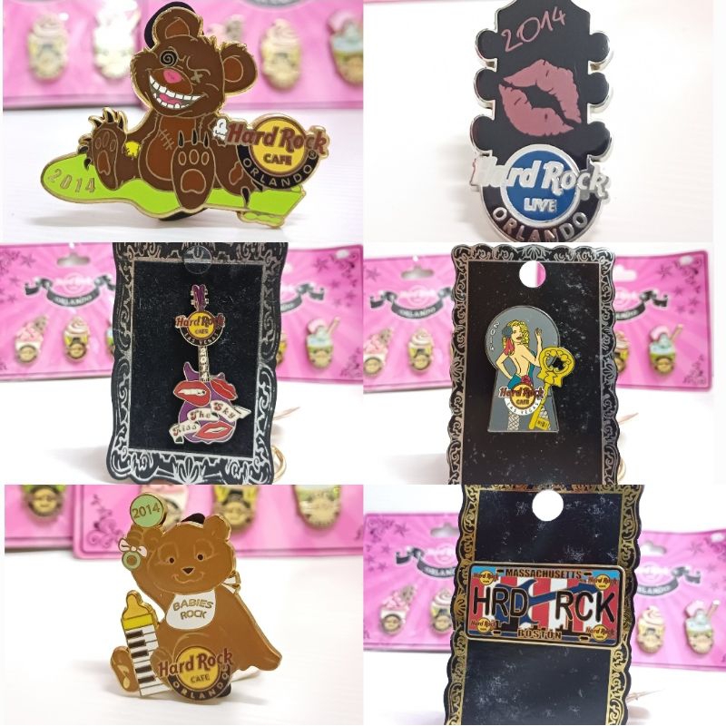 HARD ROCK CAFE PIN DETROIT 2014 ORIGINAL 100%