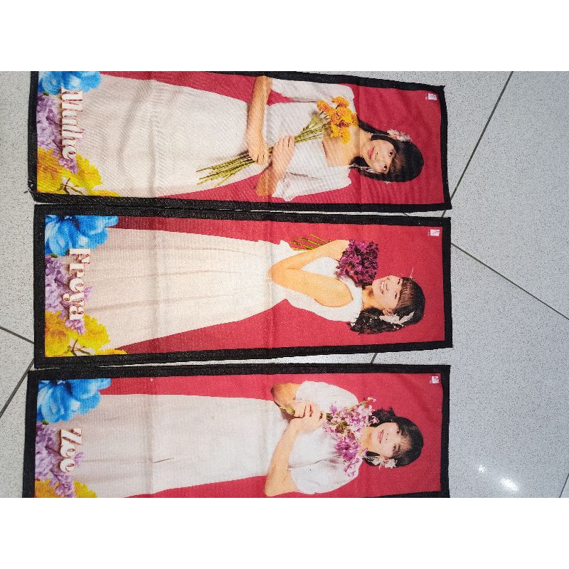 Handbanner Flowerfull Freya, Zee, Muthe JKT48