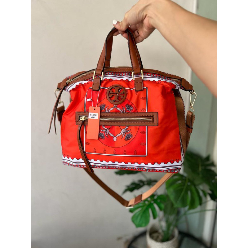 TEBE NYLON SATCHEL BAG