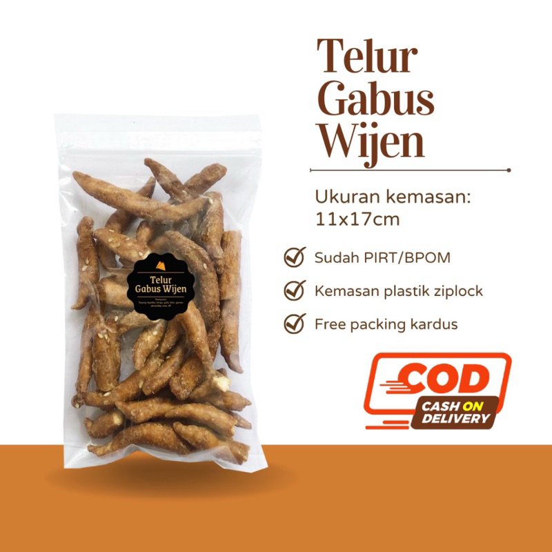 

Telur Gabus wijen 80gr