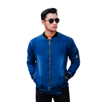 The Bery Bernaz Jaket Bomber Pria Jeans Premium The Bery Benaza Polos Saku Dalam