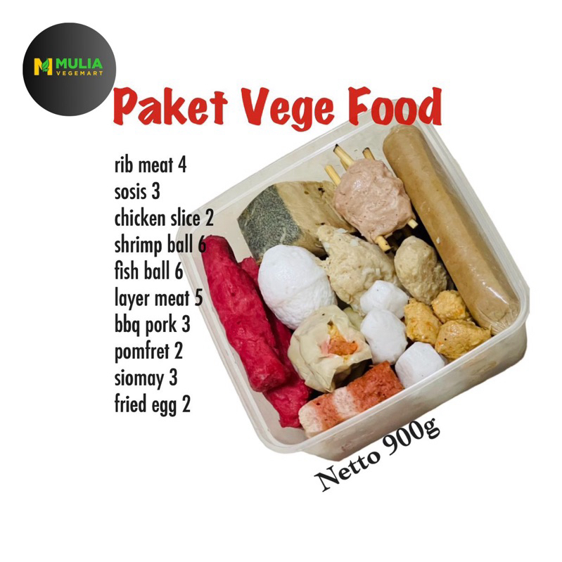 

paket vege food
