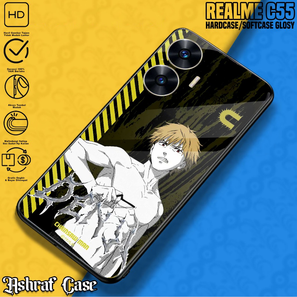 Case Realme C55 - Casing Realme C55 Terbaru ( Chainsaw ) Kesing Hp Realme C55 - Silikon Realme C55 -