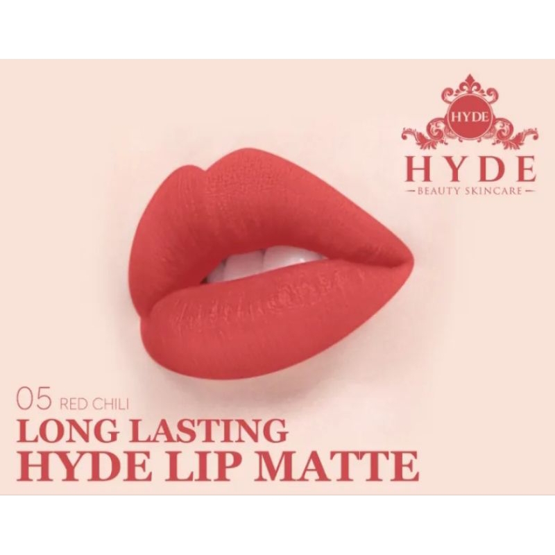 LIPSTIK RED CHILI BY HYDE BEAUTY SKINCARE