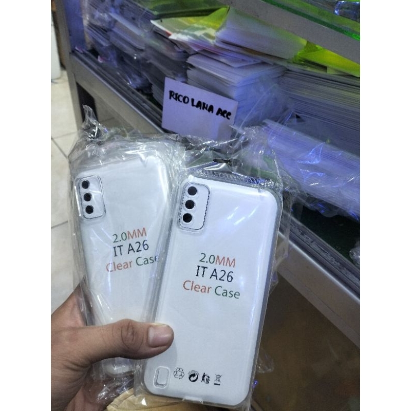 CLEAR CASE ITEL A26/A37 NEW SOFT CASE CLEAR CASE ITEL A26 A37 SILIKON SILICON CASE ITEL A26 ITEL A37