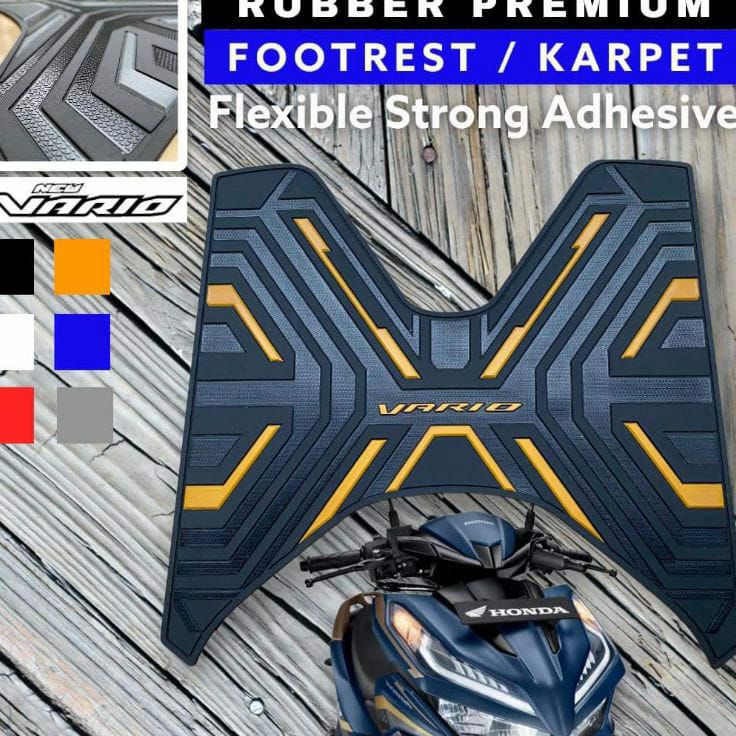 GjS Karpet Vario 125 15 Alas pijakan kaki Honda Vario 125 15 new 215  223 Rubber Original