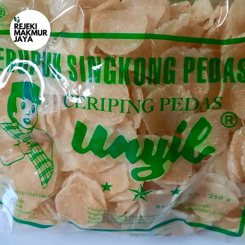 

(250 GR) KERUPUK SINGKONG PEDAS CAP UNYIL VIRAL RENYAH MURAH HARGA PASAR