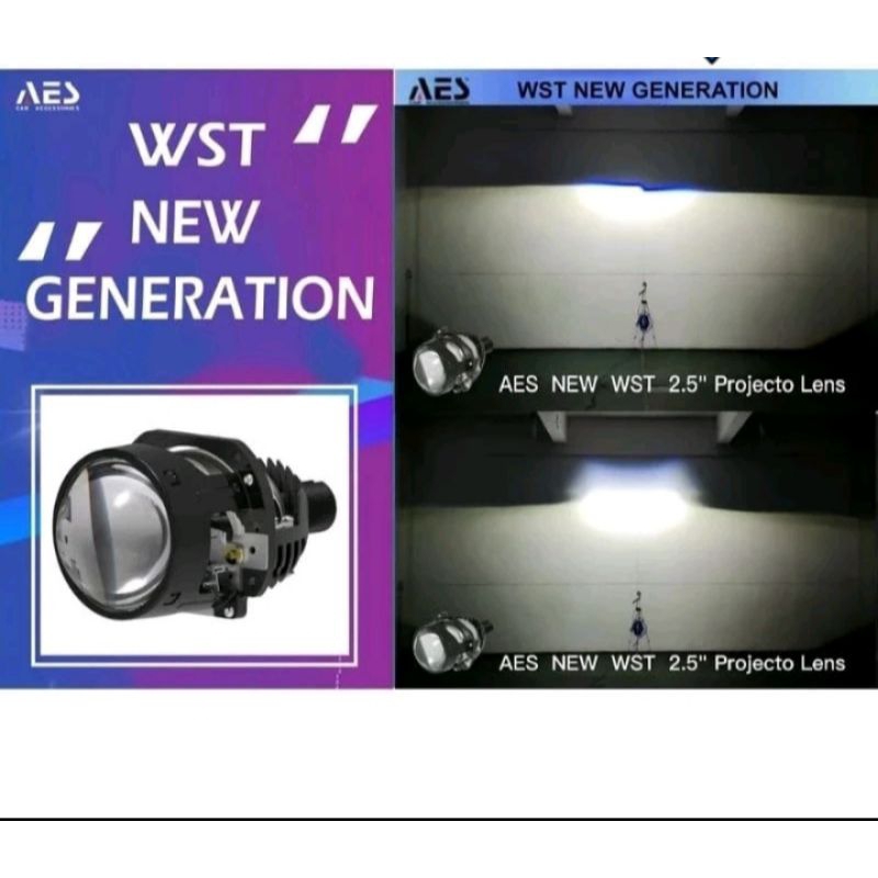 BILED AES WST GEN 2 BLUE LENZ 2,5INCH BILED PROJECTOR