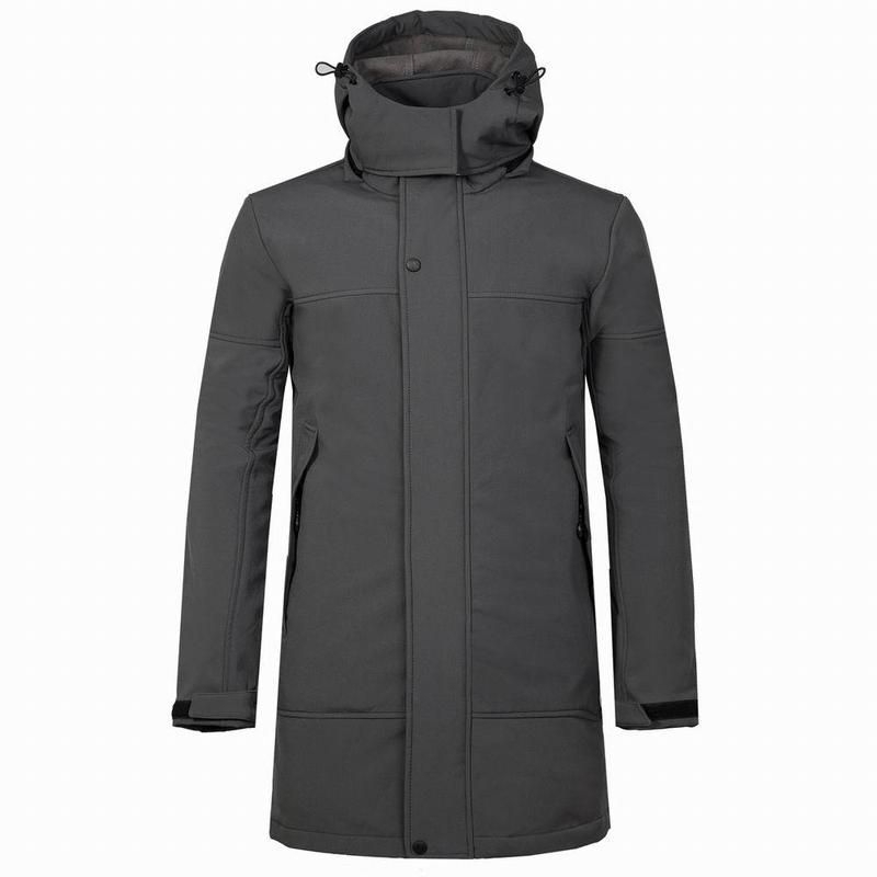 Jaket Panjang Pria Outdoor Hiking Jaket Pria JaketBulu Berjajar Jas Hujan Termal Tahan Air Tahan
Ang
