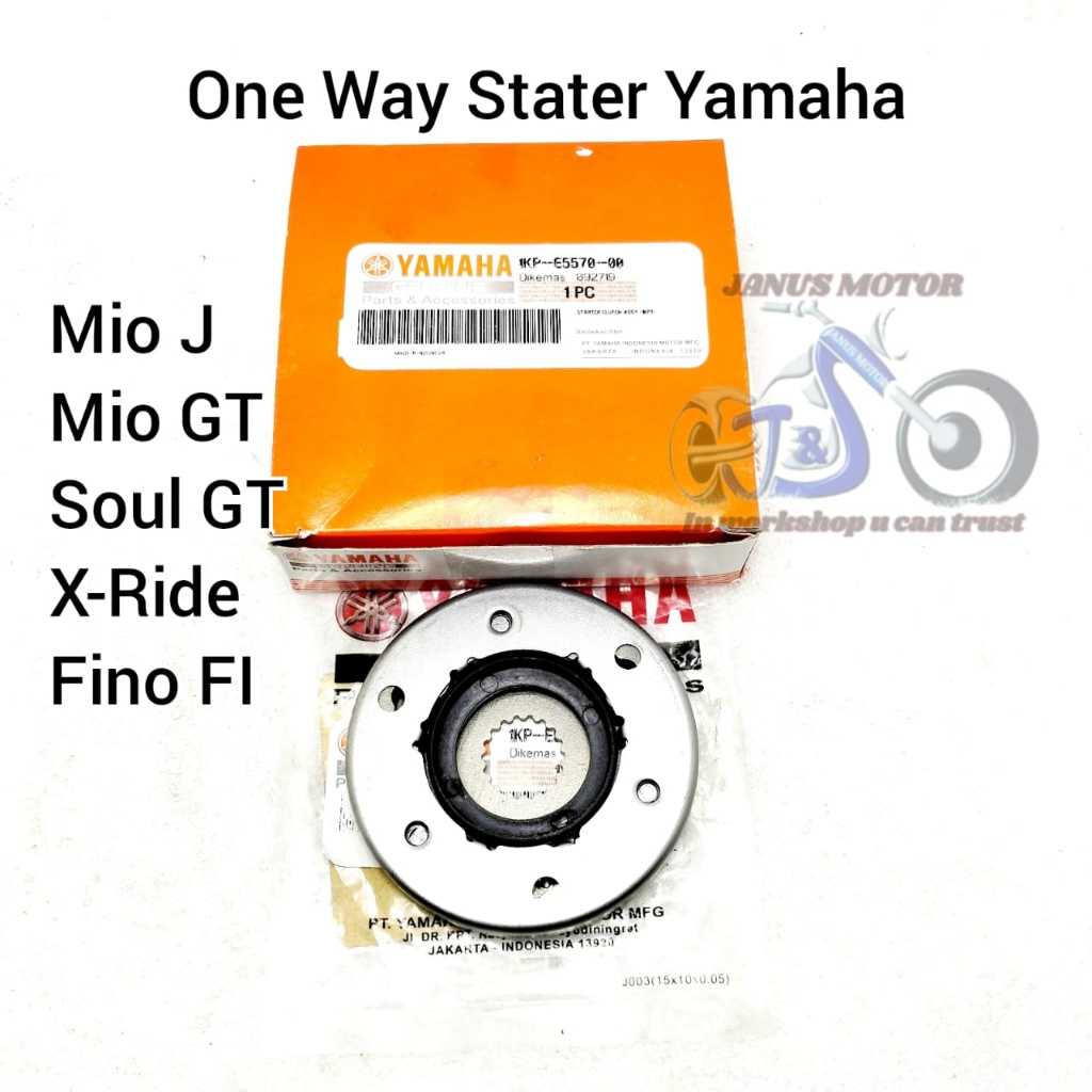 One way state Yamaha Mio J GT Xride Soul Fino Fi injeksi 1KP Kualitas original Presisi awet tidak mudah aus dan halus ori asli ygp otomatis starter