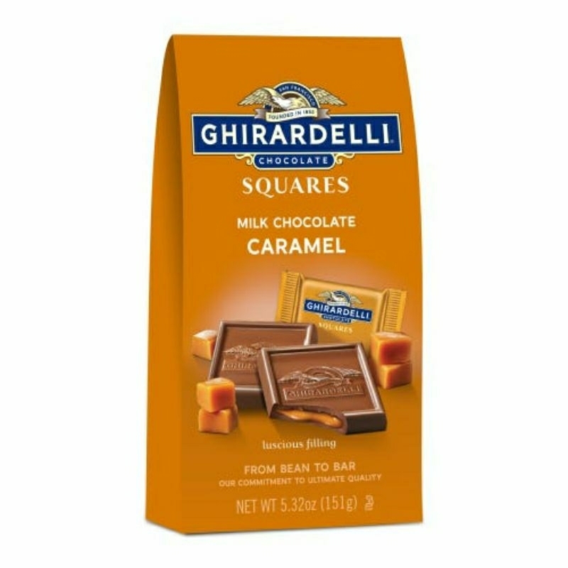 

GHIRARDELLI Squares Milk Chocolate Caramel Bag 151g