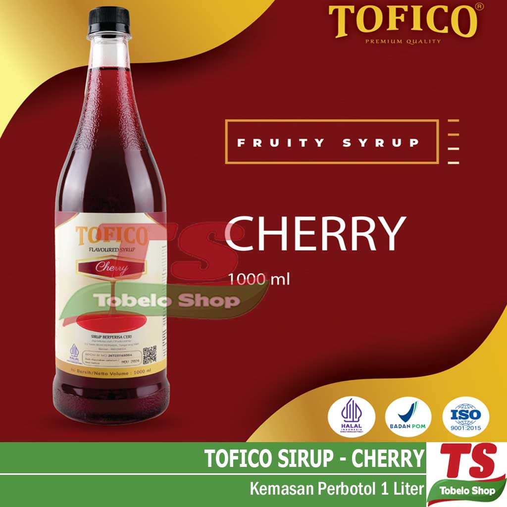 

TOFICO CHERRY SYRUP 1LITER / TOFICO CHERRY SIRUP