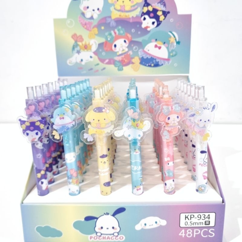 

Pena Pulpen Gel Acrylic Sanrio / Pulpen Acrylic Lotso (6pcs) FREE Pouch