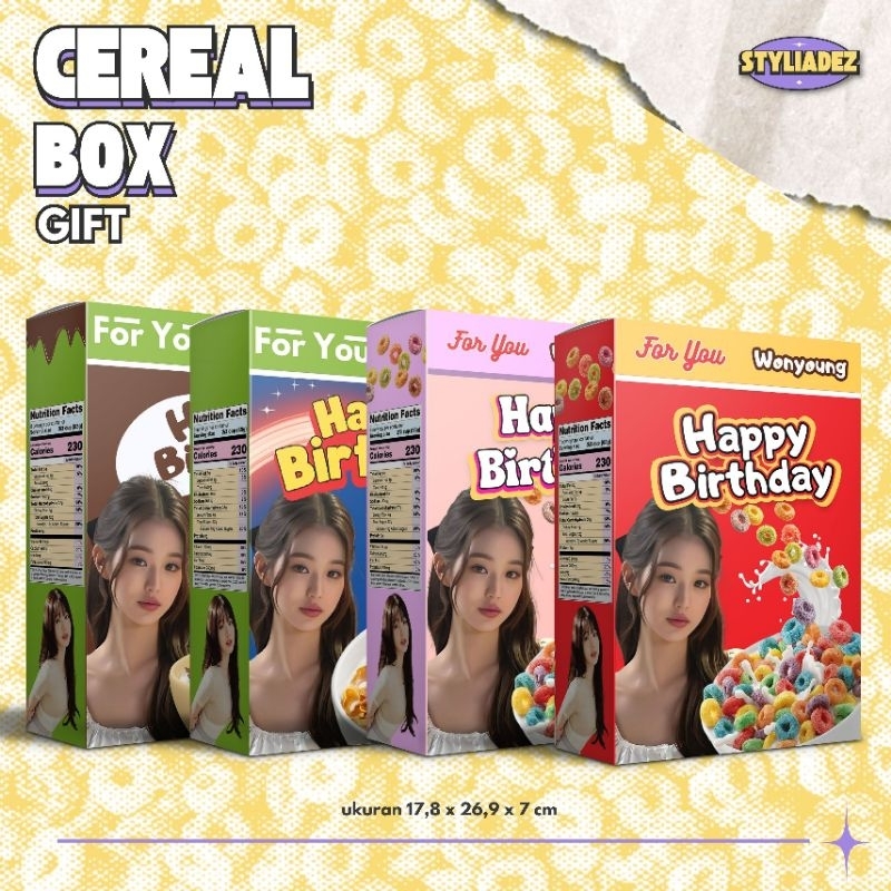 CUSTOM CEREAL BOX GIFT [ by styliadez ]