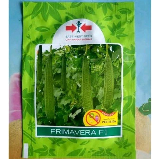 Benih Bibit Gambas Oyong Primavera F1 (Panjang dan Berbobot) Kemasan 10 Gram (Isi Benih 75 Butir) Ka