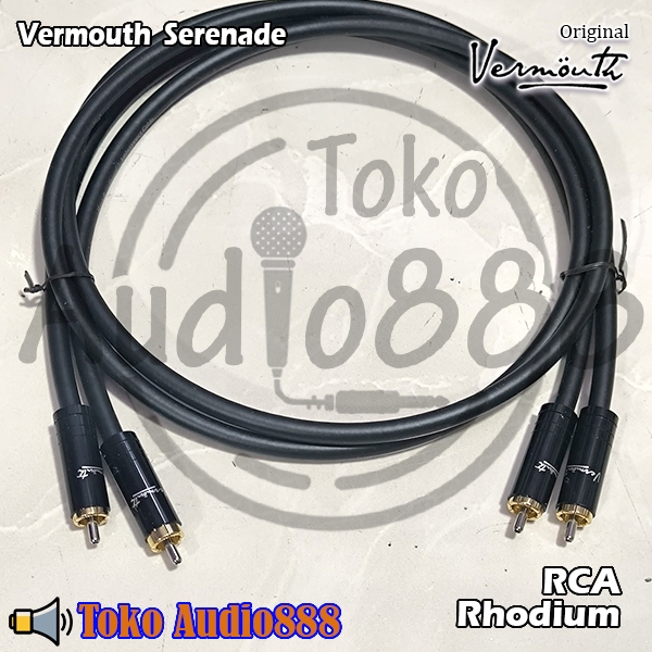 Kabel RCA Vermouth Serenade Rhodium Plug