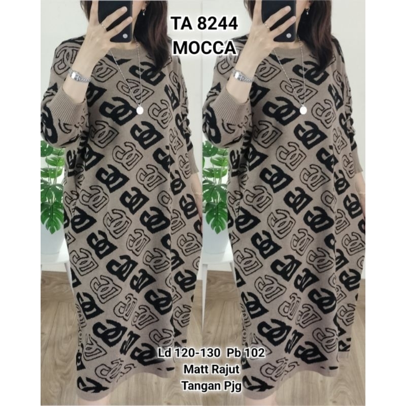 8244 Long Tunik Rajut Bangkok DnG