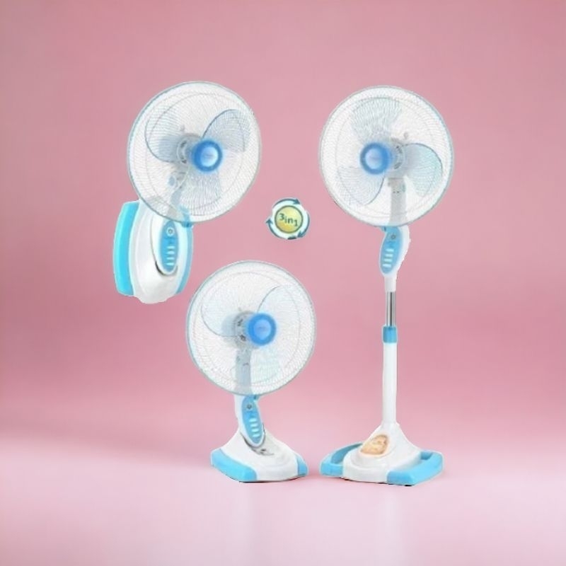 Kipas Angin Maspion F 1624S / F1624S Stand Desk Wall Fan 16 Inch