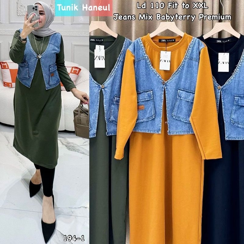 ZARA Tunik HANEUL hand tag label ZARA, REALPICT