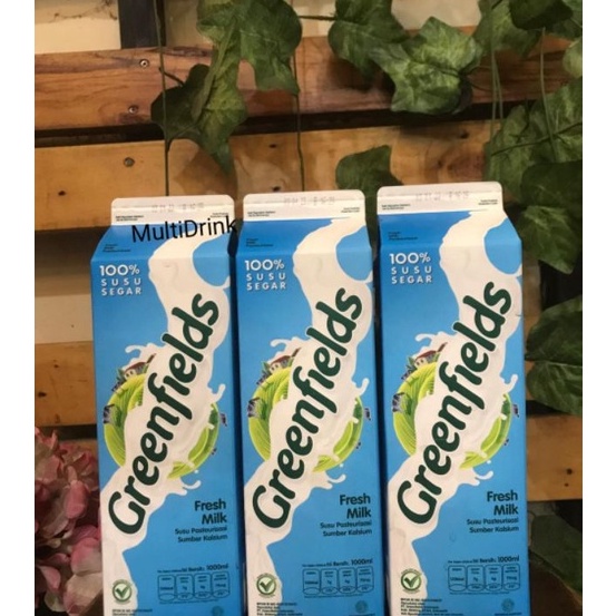 

99 BRANDS FESTIVAL Susu greenfields fresh milk 1ml fresh milk greenfields 1 liter