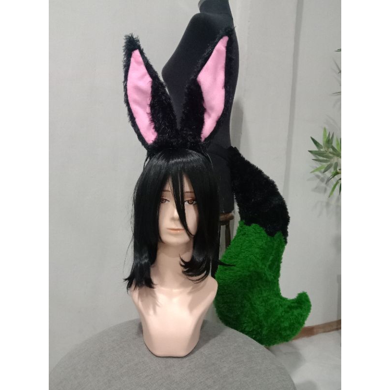 Tighnari tail & ears (ekor & telinga Tighnari) Genshin Impact Cosplay