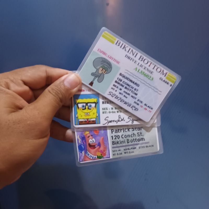 Spongebob driver license bikini bottom