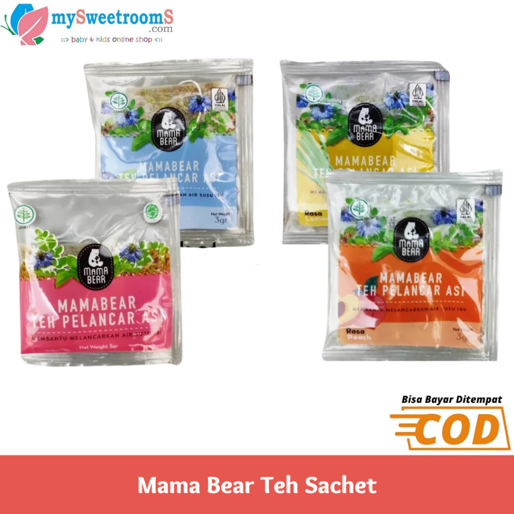 

SACHET Mama Bear Teh Pelancar ASI / ASI BOOSTER / Teh celup pelancar ASI
