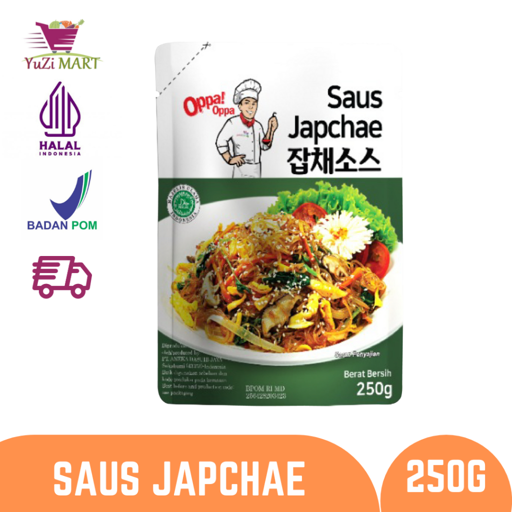 

[HALAL] OppaOppa Japchae Saus / Bumbu Mie Japchae Korea Original 250g
