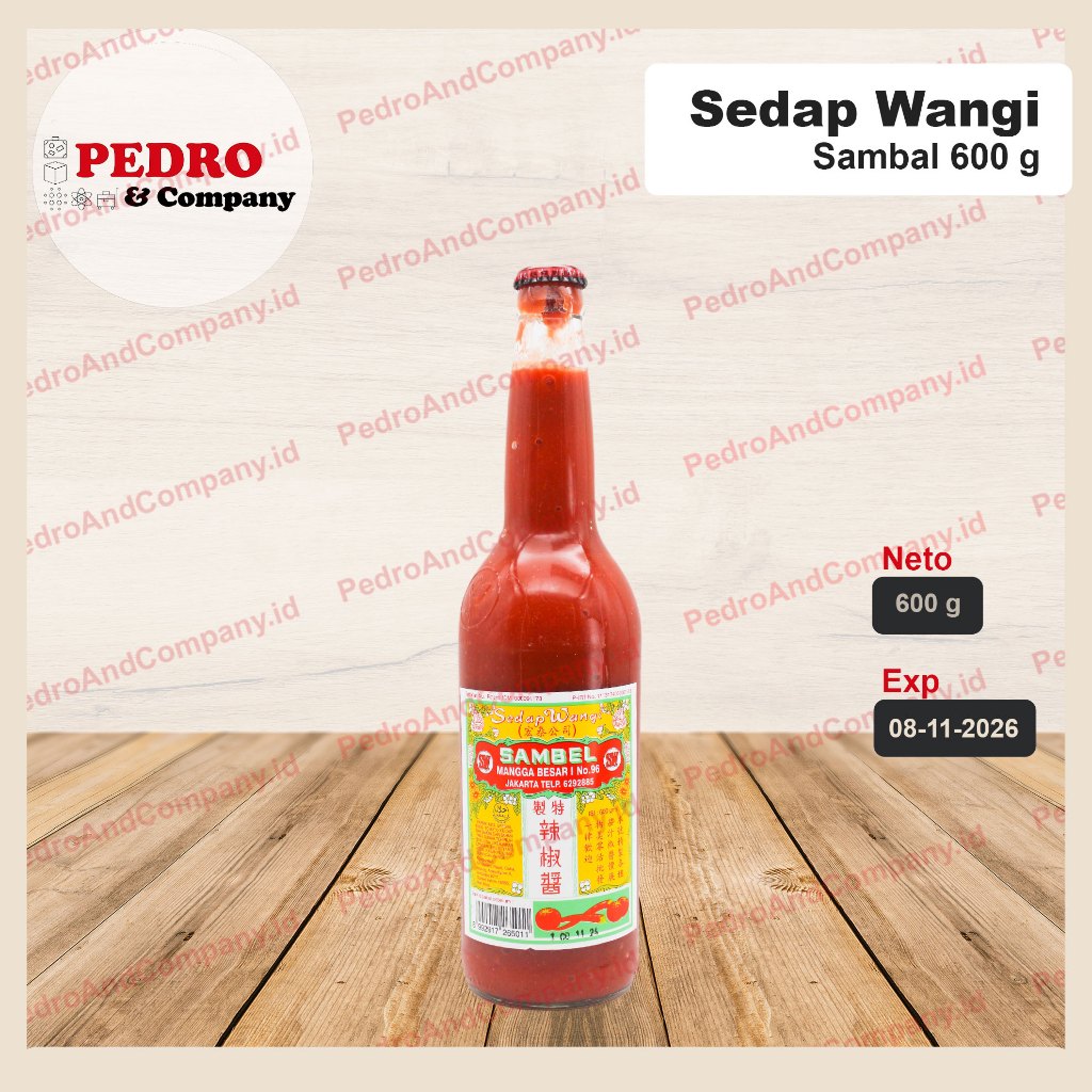 

Sedap wangi sambel 600 gram - saos sambel jadul chilli hot sauce