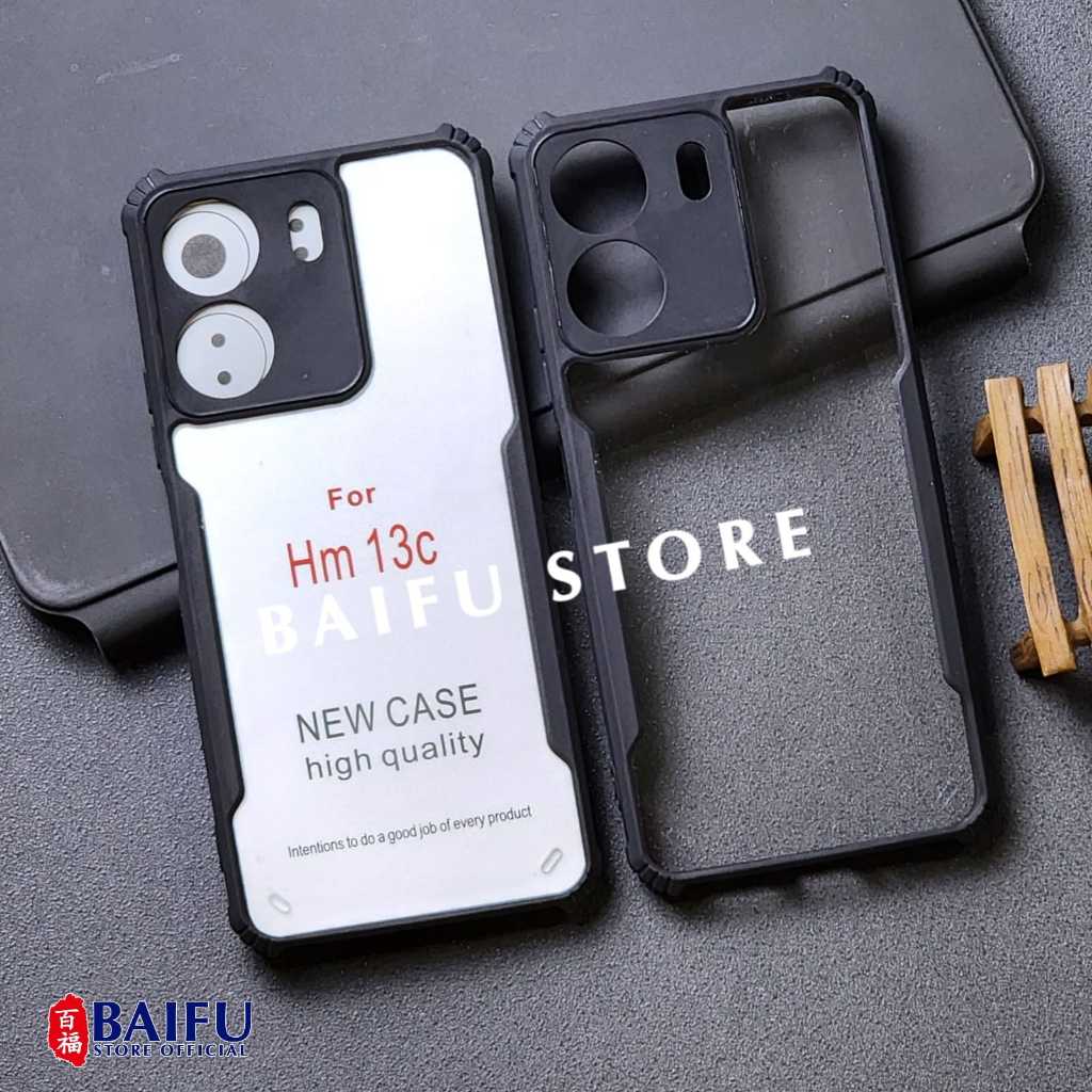 Redmi 13C Case Fusion shockproof Transparan Casing Redmi 13C