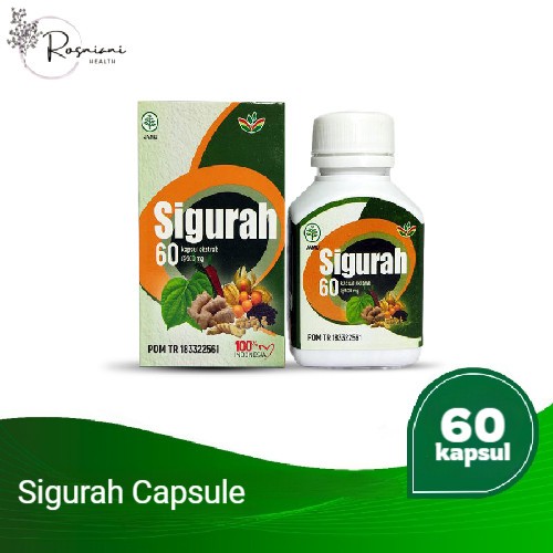 Kapsul SIGURAH 60 Kapsul Obat Batuk berdahak Tenggorokan GURAH FLU