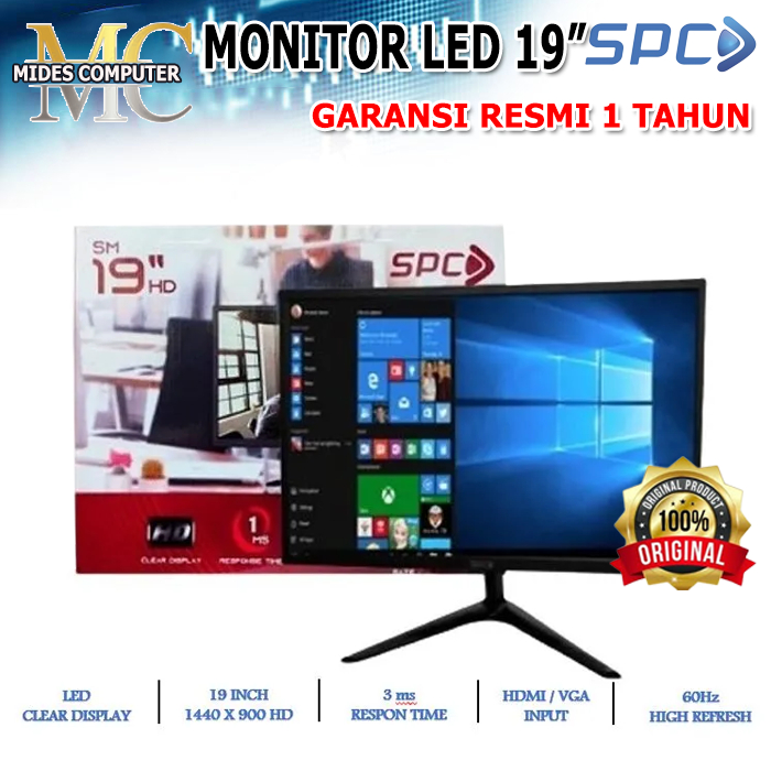 Monitor SPC 19 Inch / Monitor 19inch SPC