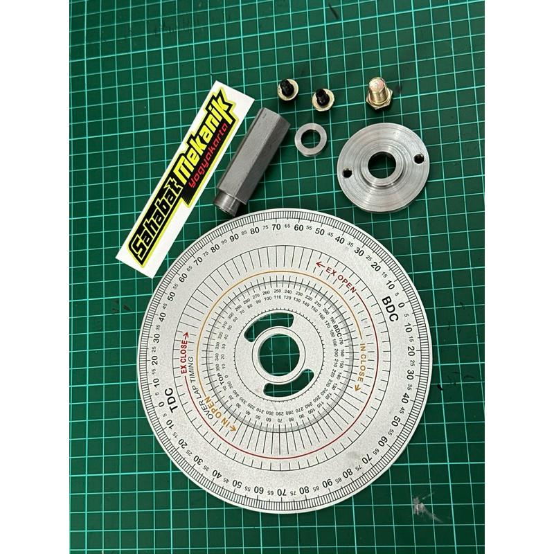 

busur derajat premium non dial set dial indikator wheel degree rotor piringan busur