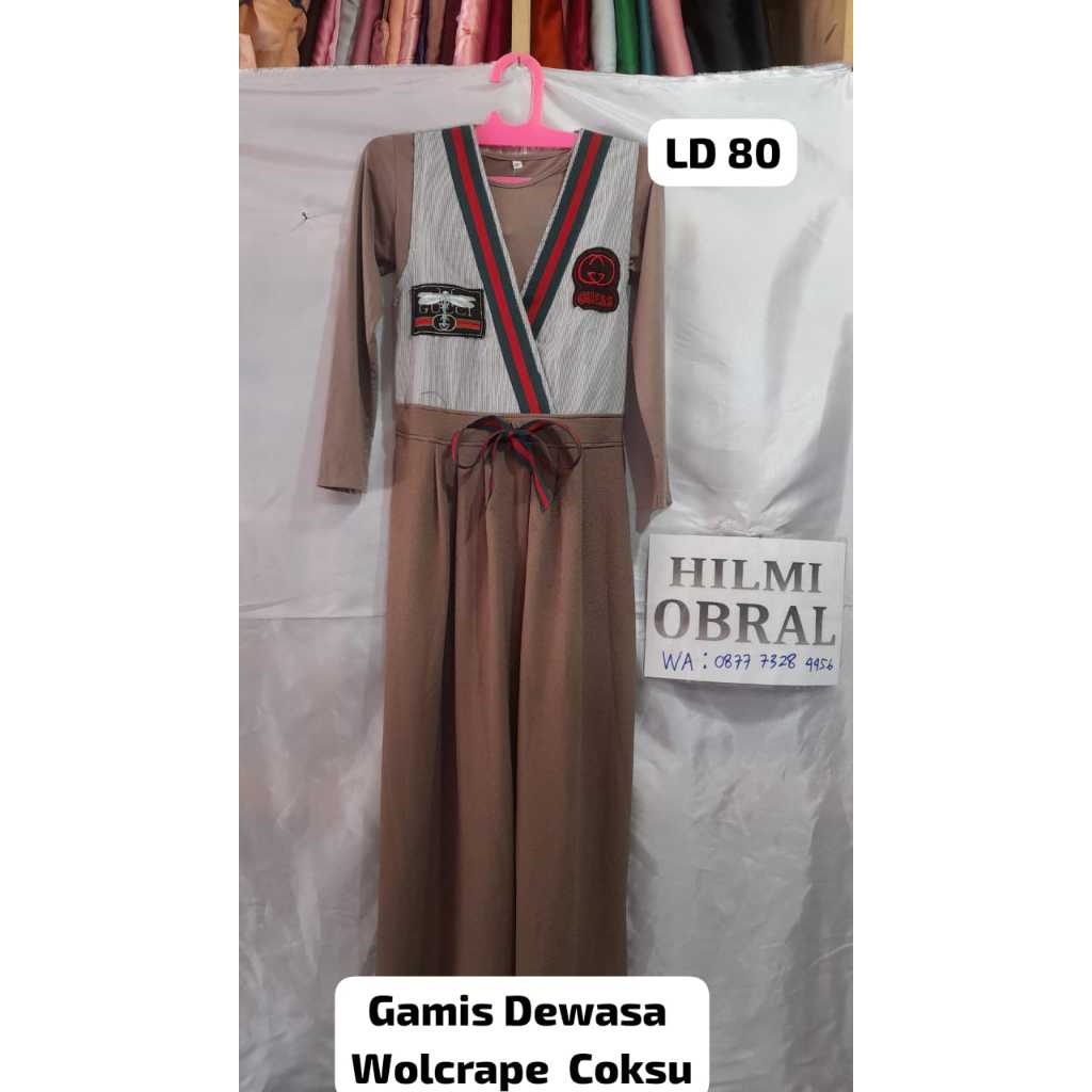 Gamis Wanita Dewasa/ Promo Cuci Gudang