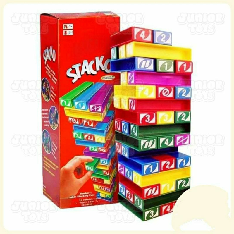 Stacko stako staco stako permainan susun seru