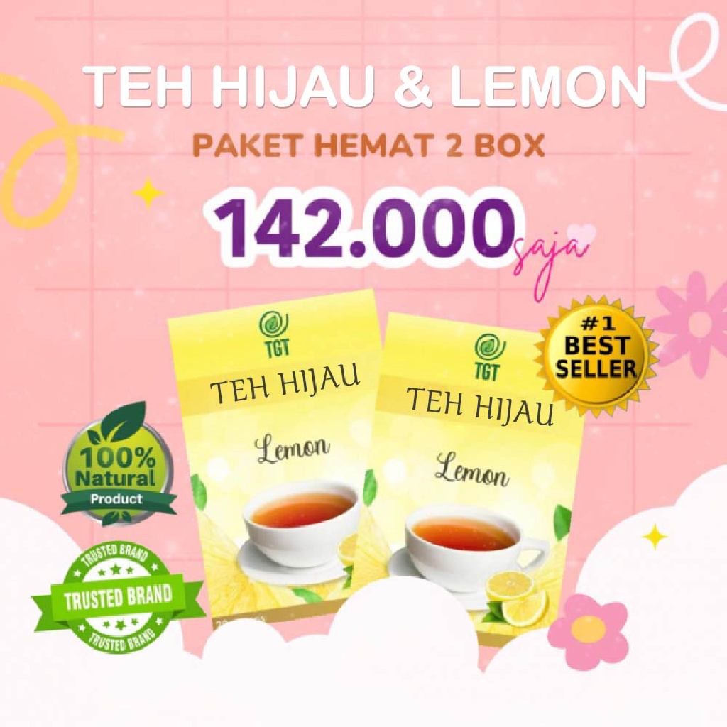 

NEW PAKET HEMAT 2 BOX TGT SLIM TEA LEMON