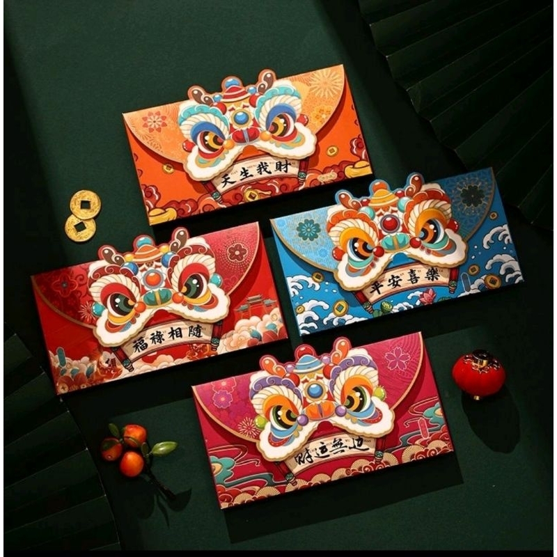 

Angpao Imlek 3D Barongsai Terbaru / Amplop Angpau Tahun Baru Imlek 2024