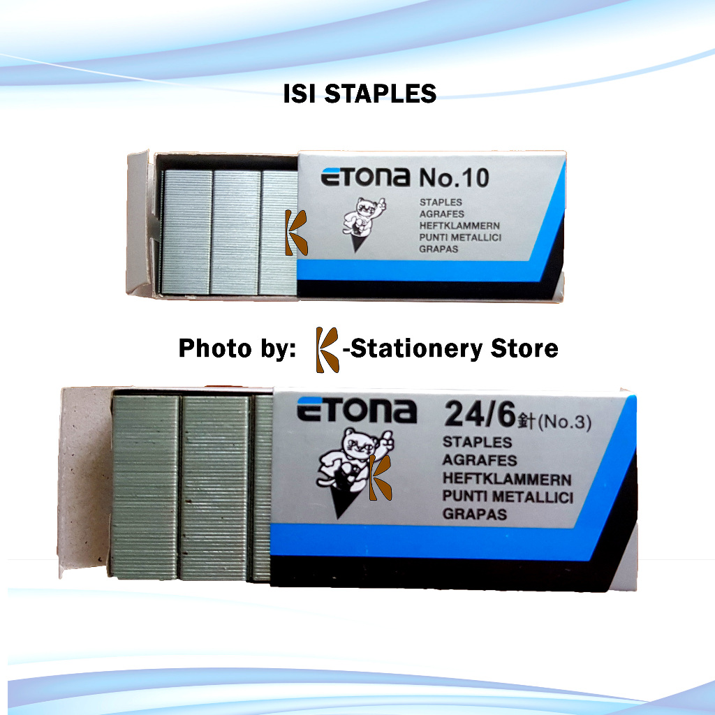 

Isi Staples Etona No.10 / Etona No.3 (24/6)