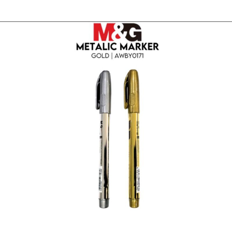 

SPIDOL METALLIC MARKER SILVER DAN GOLD/EMAS M&G AWBY0171