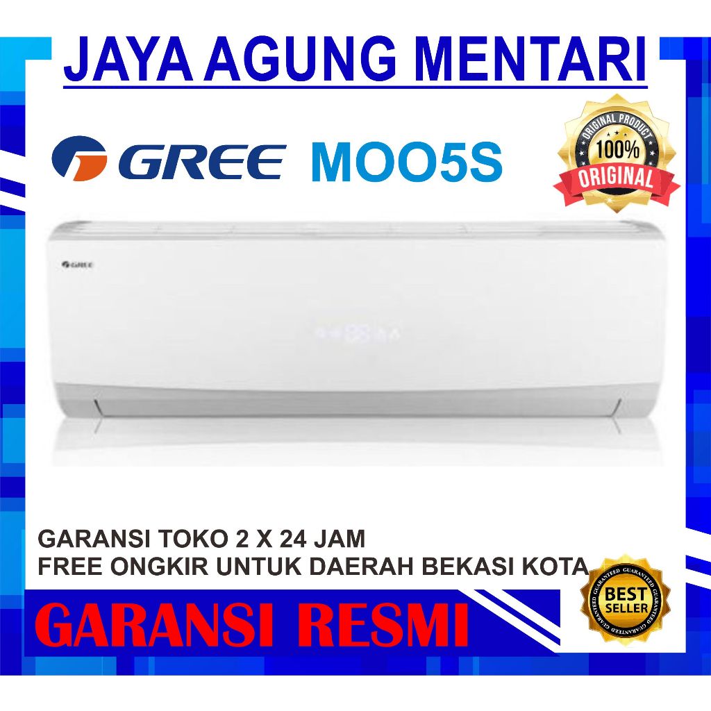 AC GREE GWC-05M005 0.5 PK STANDAR 05M005S TERBARU 1/2 PK