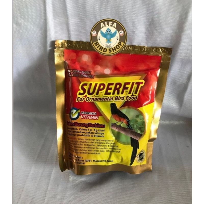 Voer Superfit Gold Pakan Burung Untuk Harian dan lomba