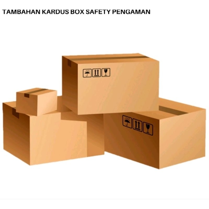 

Extra Tambahan Kardus bekas packing lebih aman