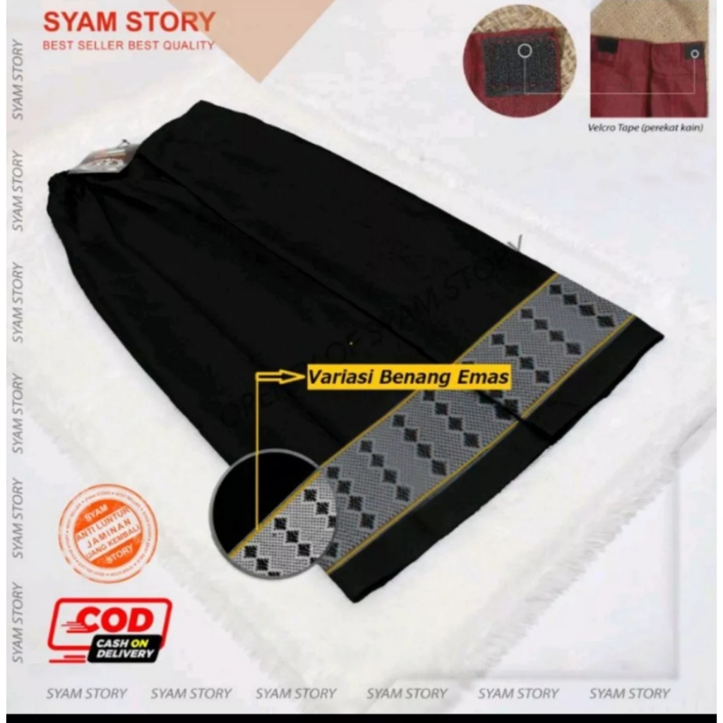 sarung instan anak rok syam story / sarung anak wadimor / sarung anak rok  shalat / sarung instan