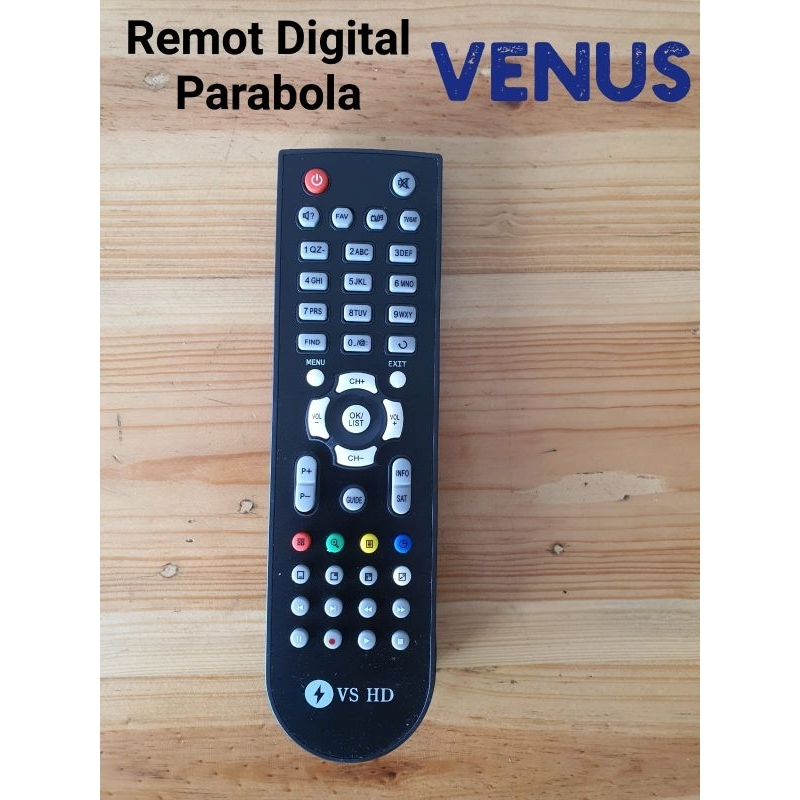 remot digital receiver venus hd parabola