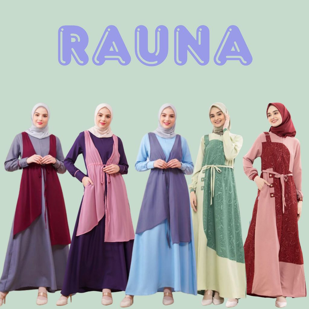 [RAUNA] BAJU GAMIS RAUNA ORI // RGD 01 // RGD 21 // BAJU KONDANGAN // BAJU NGAJI // BAJU HANGOUT || 