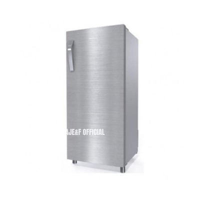 KULKAS 1 PINTU POLYTRON PRX 180Y KAPASITAS 180 LITER GREY METAL